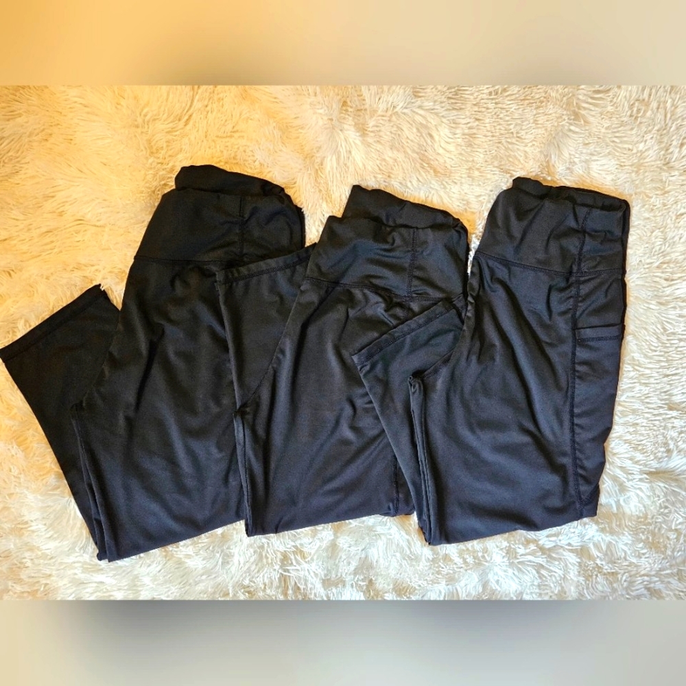 Shein Bundle of XL Workout Capri Leggings